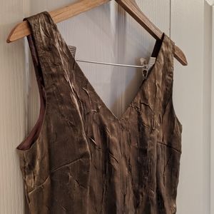 Siri Metallic Bronze Cocktail dress